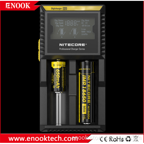 Nitecore D2 smart universal battery multi-charger